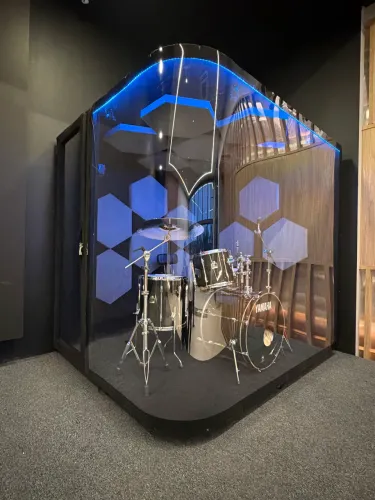 Cabine acustica para bateria 