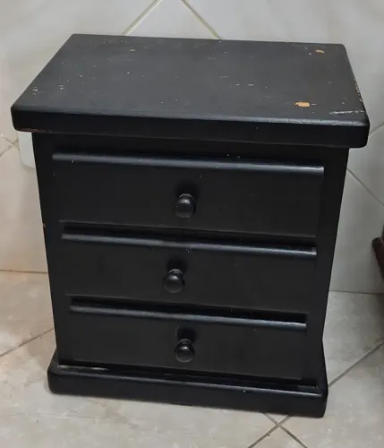 Mesa de Cabeceira Preta