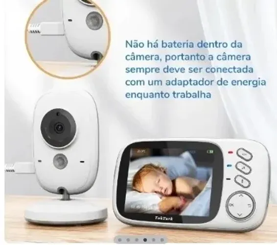 Babá Eletrônica Monitor Do Bebê - Visão Noturna