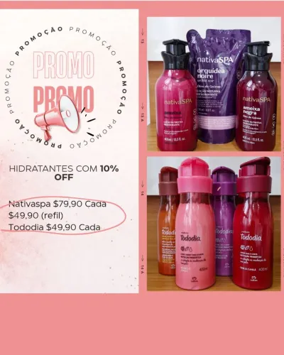 Hidratantes Boticário 