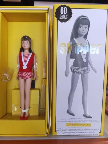 Boneca Barbie Skiper 60 anos peça de colecionadores