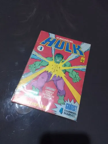Hulk n1 editora Abril sem as figurinhas otimo estado