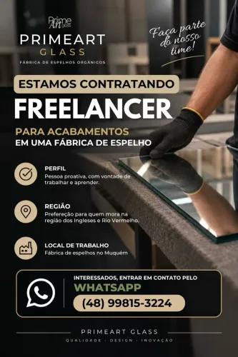 OPORTUNIDADE DE TRABALHO | FREELANCER ?