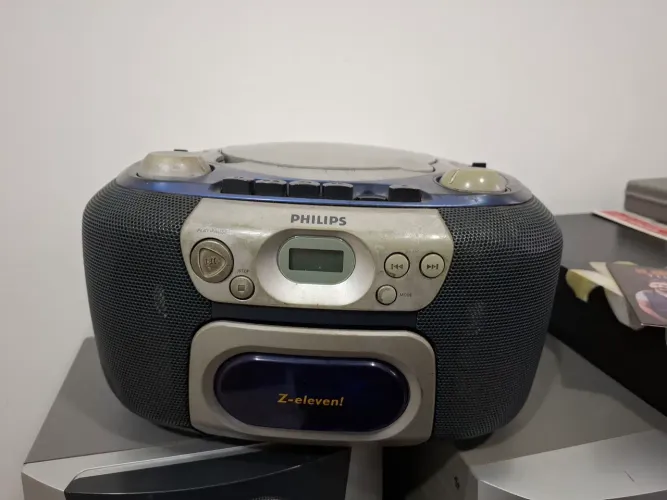Rádio cassete Boombox Phillips
