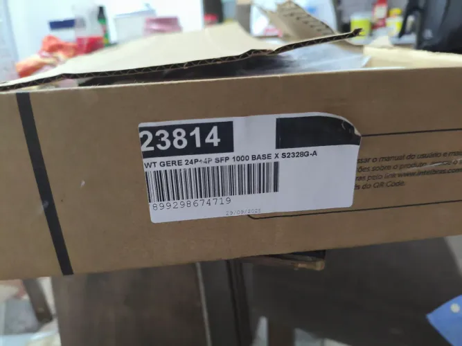 Switch gerenciavel intelbras 24 portas gigabit +4sfp vlan