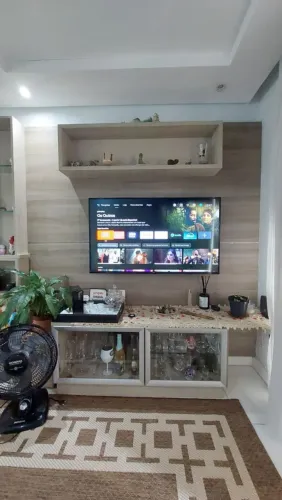 Painel tv sala de estar grande completo