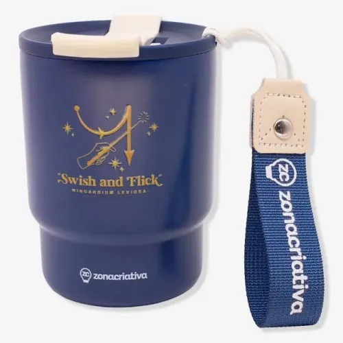 Copo Térmico 400ml - Harry Potter - Com tampa - ZONA CRIATIVA