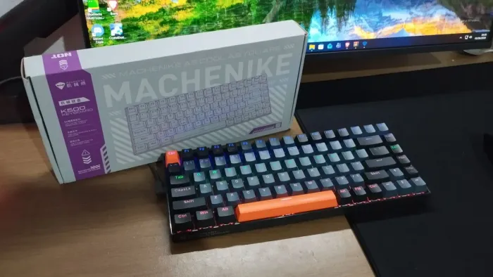 Machenike K500A-B84 Teclado Mecânico 75% (com caixa original)<br>R