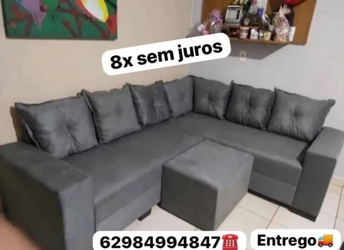 Sofa 2 e 3 lugares (novo)
