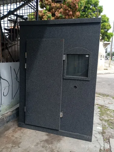 Cabine de Audiometria para exames de Fonodialogia 1.50 x 1.50 por 2 m altura. Desmontavel