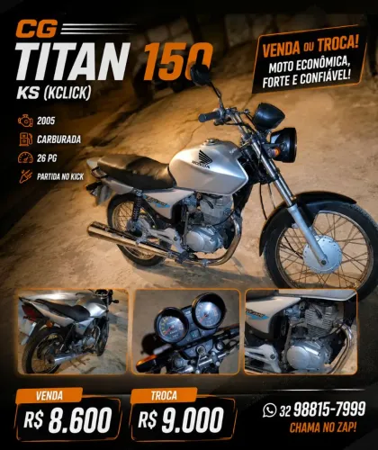 Titan 150 ks carburada vdo tco