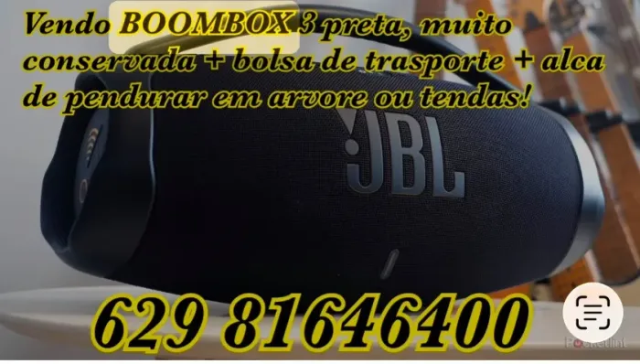 CAIXA JBL BOOMBOX 3 PRETA