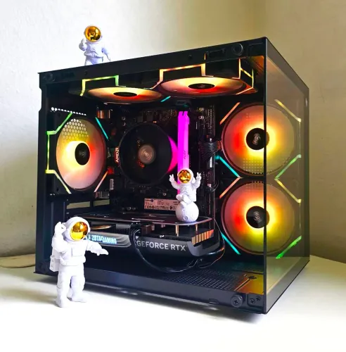 PC Gamer mega RGB!!!  Ryzen 5 5600X + RTX4060 + 16GB DDR4 + 512Gb NVME!!!