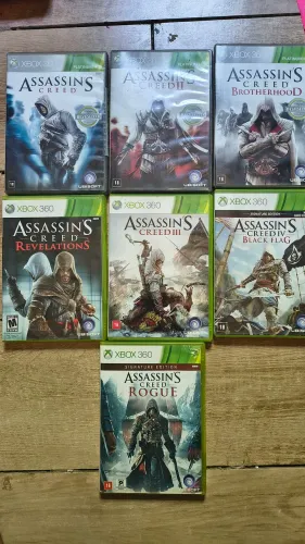 Jogo assassinos Creed coletânea Xbox360