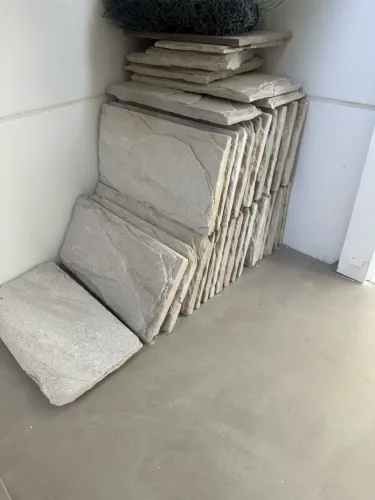Pedra natural ouro branco 