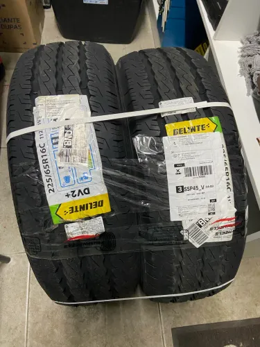 2 Pneu 225/65 16 Carga 8 Lonas Reforçado