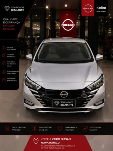 Nissan Versa Exclusive 1.6 16V Flex AUT 2024
