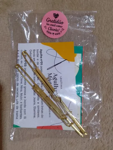 Kit 2 agulhas mágicas para bordar