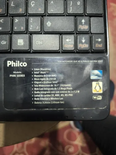 2 notebooks Philco antigos - R$ 350 o lote