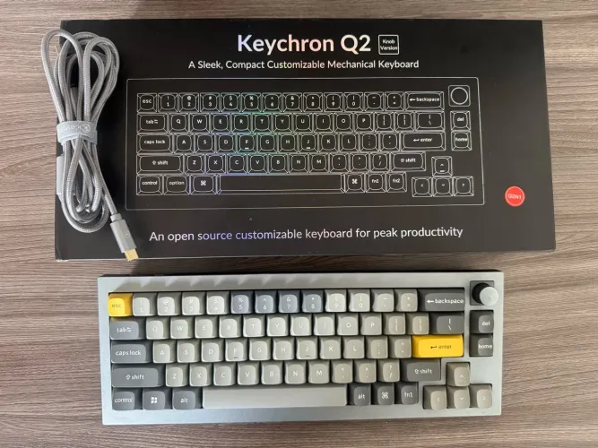 Teclado Mecânico Keychron Q2 65%
