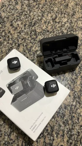Microfone Sem Fio Original | DJI Mic Mini (2 microfones + 1 Receptor + Case)