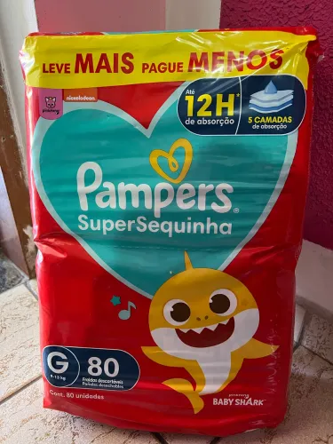 Fralda Pampers G