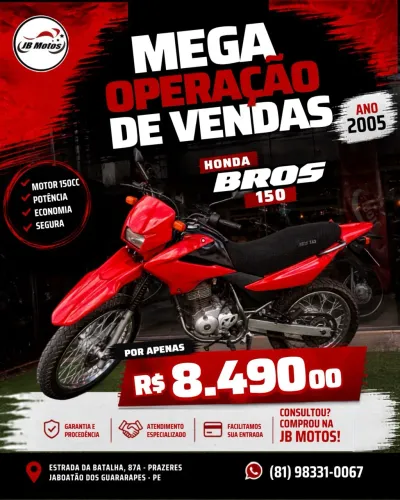 HONDA BROS 150 2005 OFERTA 