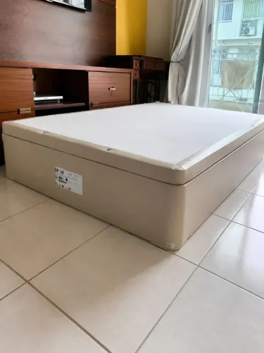 Cama box viuva com colchão Euro