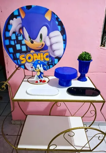 TEMA SONIC MINE FESTA NA CARRINHO