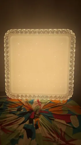 Painel led sobrepor lustre brilho estrelado 