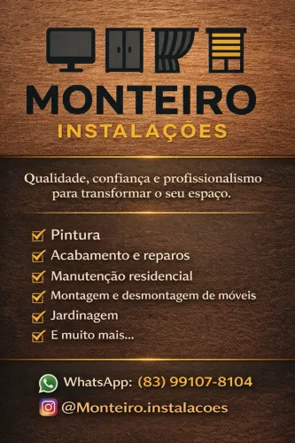 manutenção residencial, serviços gerais