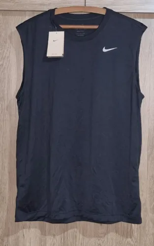 camiseta dri fit regata machao preta original nike nova