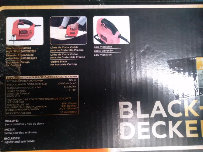 Serra tico-tico Black&Decker