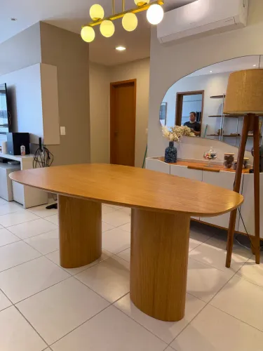 Mesa orgânica 6 lugares