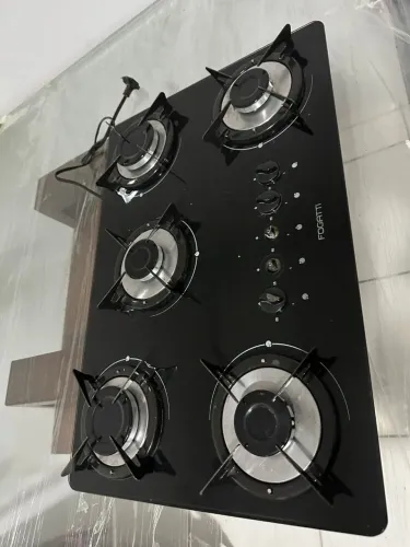 Cooktop Fogatti 5 Bocas Vidro Preto