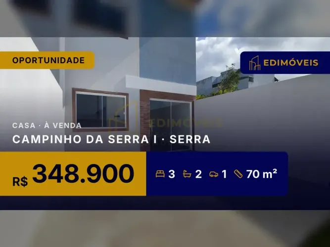 Oportunidade na Campinho da Serra I: Casa 3 quartos com suíte e garagem