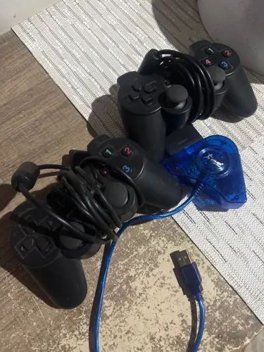 Controle Ps2 e Adaptador