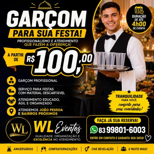Garçom , Apoio , Recepção 