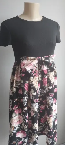 Vestido estampado infantil Shein