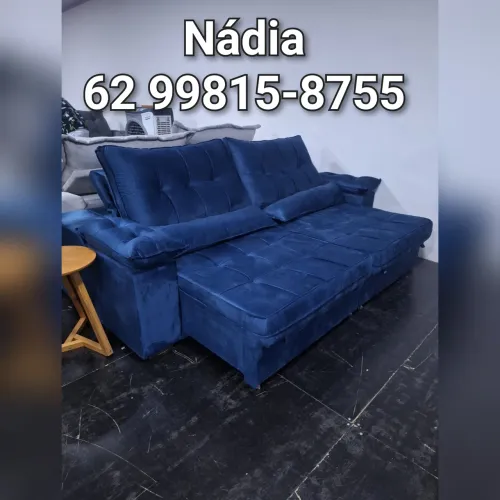 SOFÁ AZUL 2 MÓDULOS 96