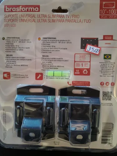 Suporte universal ultra slim para tv fixo