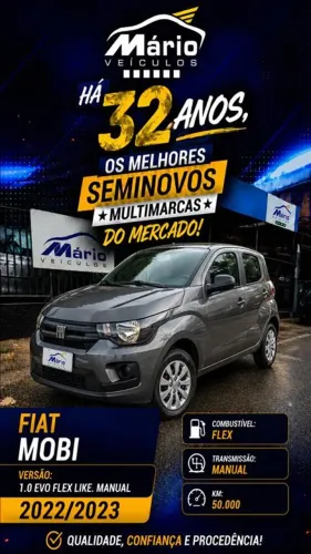 Fiat Mobi Like 1.0 Fire Flex 5P. 2023