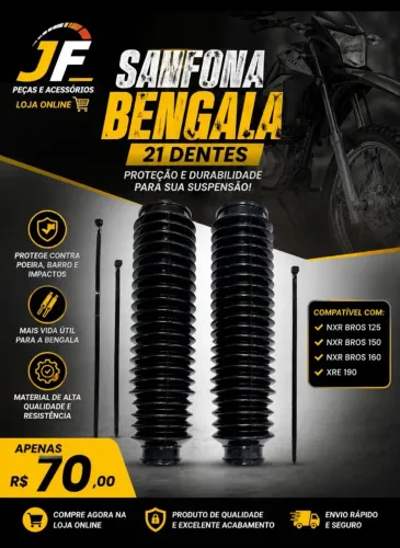 Sanfona para bengala.