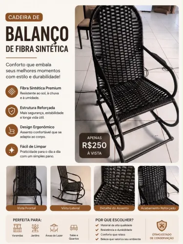 CADEIRA DE BALANÇO