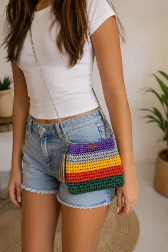 Bolsa de Crochê 