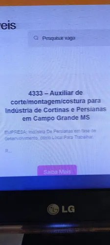 Auxiliar de Corte/ Costura
