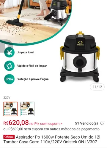 Aspirador de pó