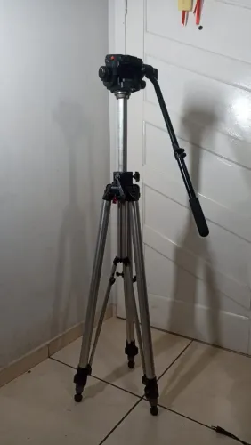 Tripé Manfrotto Profissional - 2,40 Metros. !!!RARIDADE E QUALIDADE!!!