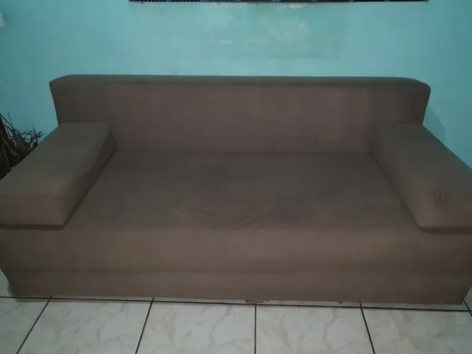 Vendo sofá cama marrom