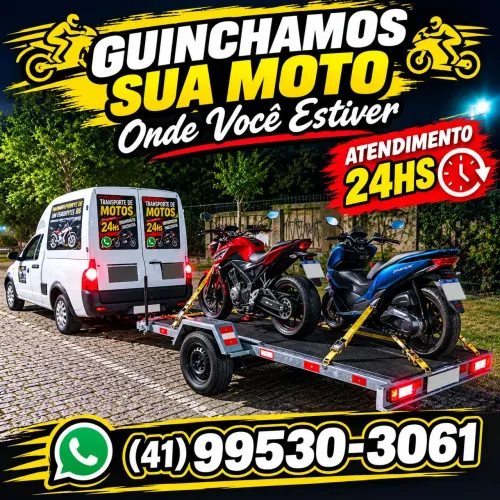 Guinchamos sua Moto Onde Você Estiver